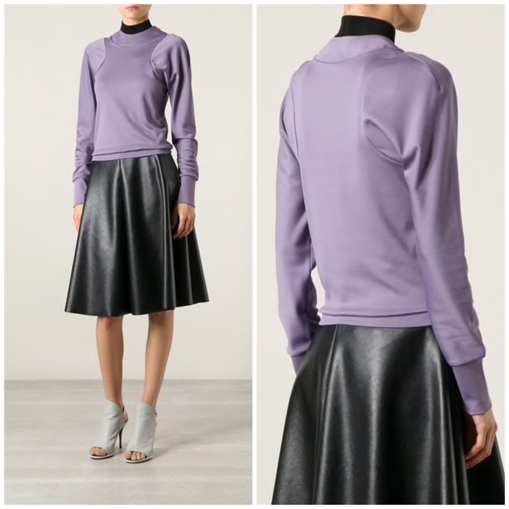 3.1 Phillip Lim Arc Line Sweater Size Small Mauve